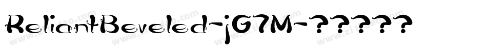 ReliantBeveled-jG7M字体转换