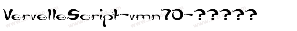 VervelleScript-vmn7D字体转换