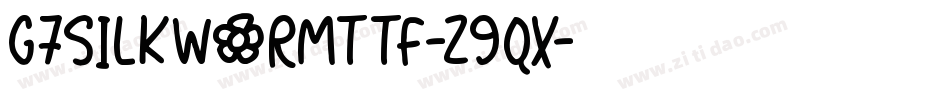 G7SilkwormTtf-z9qX字体转换 G7SilkwormTtf-z9qX字体转换
