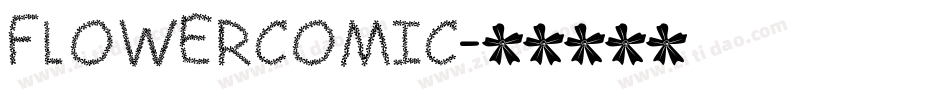 FLOWERCOMIC字体转换