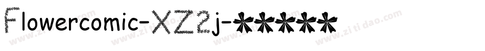 Flowercomic-XZ2j字体转换