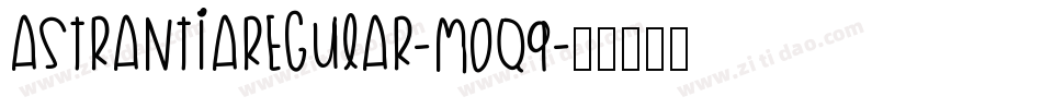 AstrantiaRegular-m0q9字体转换