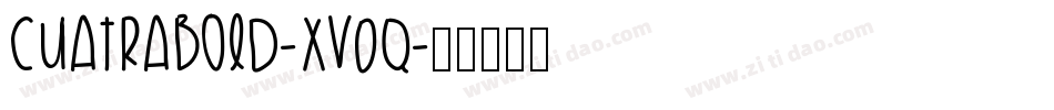Cuatrabold-xV0q字体转换