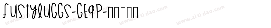 FustyLuggs-gE9p字体转换