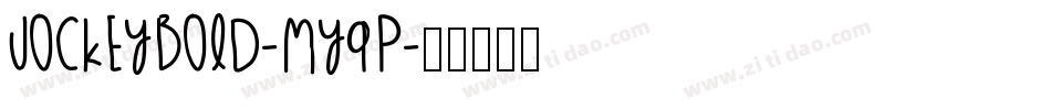 JockeyBold-mY9P字体转换