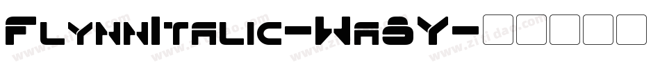 FlynnItalic-Wa8Y字体转换