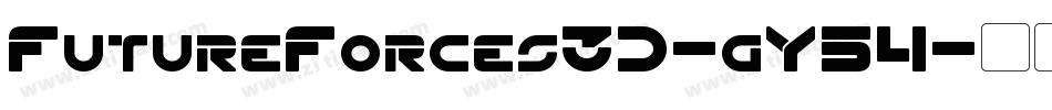 FutureForces3D-gY54字体转换