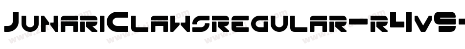 JunariClawsregular-r4v9字体转换