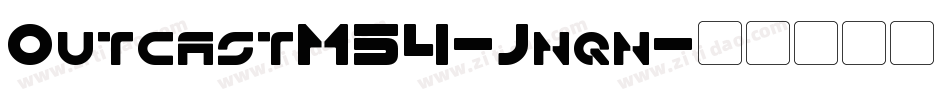 OutcastM54-Jnqn字体转换