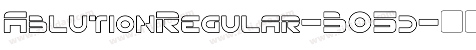 AblutionRegular-BO5d字体转换