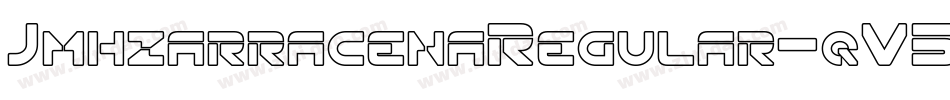 JmhzarracenaRegular-qV5d字体转换