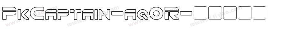 PkCaptain-aq0R字体转换