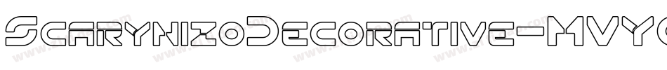 ScarynizoDecorative-MVY0r字体转换