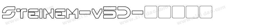 Steinem-v5D字体转换