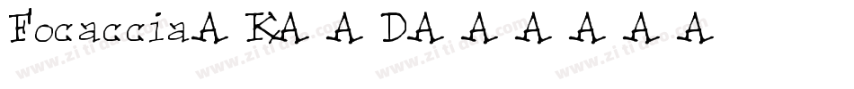 Focaccia-K77D字体转换