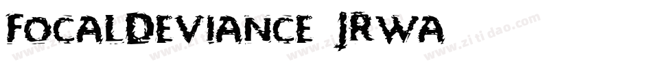 FocalDeviance-JRwa字体转换
