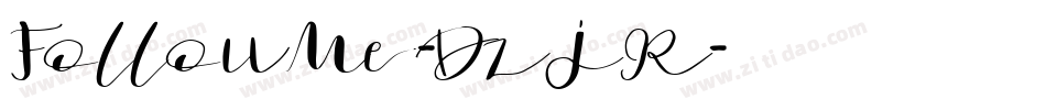 FollowMe-DzjR字体转换