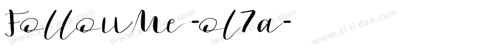 FollowMe-ol7a字体转换