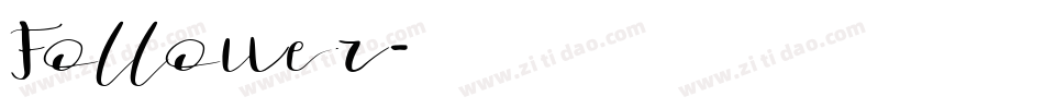 Follower字体转换