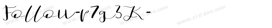Follow-p7g3K字体转换