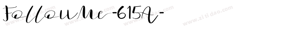 FollowMe-615A字体转换