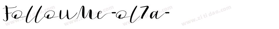 FollowMe-ol7a字体转换