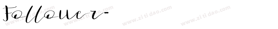 Follower字体转换