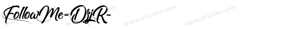 FollowMe-DzjR字体转换
