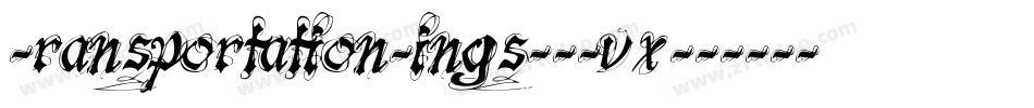 TransportationDings-MMvx字体转换 TransportationDings-MMvx字体转换