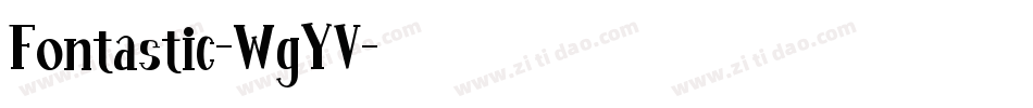 Fontastic-WgYV字体转换