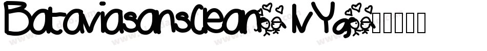 Bataviasansclean-1vYg字体转换