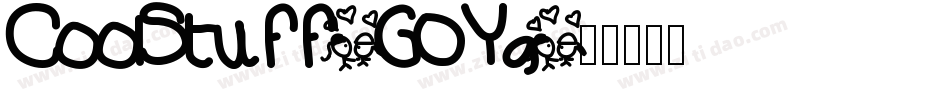 CoolStuff-G0Yg字体转换