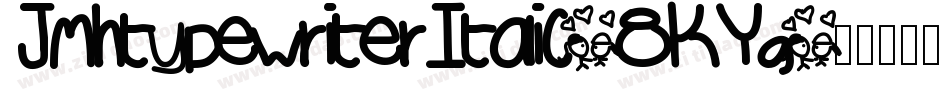 JmhtypewriterItalic-8KYg字体转换