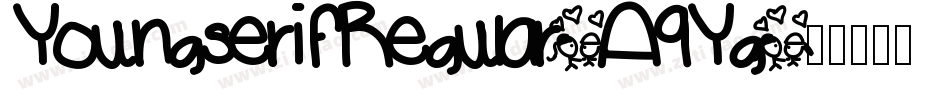 YoungserifRegular-A9Yg字体转换