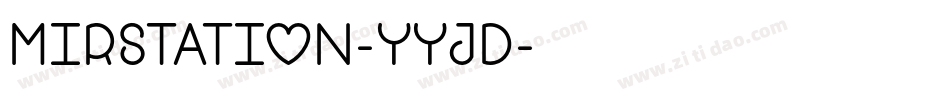 MirStation-yYjd字体转换