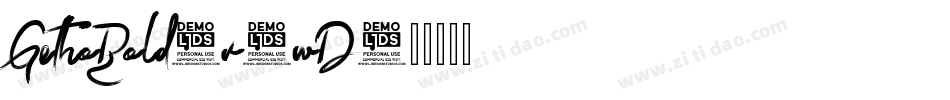 GethoBold-v0wD字体转换 GethoBold-v0wD字体转换