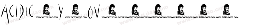 Acidic-Y7Ov字体转换