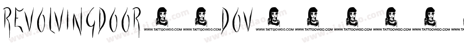 Revolvingdoor-1DOv字体转换