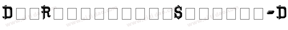 DnrRecreationSymbols-DOA3字体转换