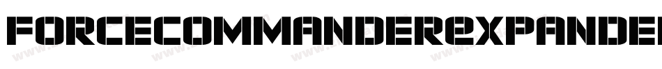 ForceCommanderExpanded-518qL字体转换