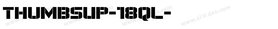 ThumbsUp-18qL字体转换