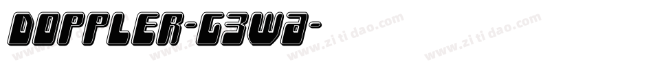 Doppler-G3WA字体转换