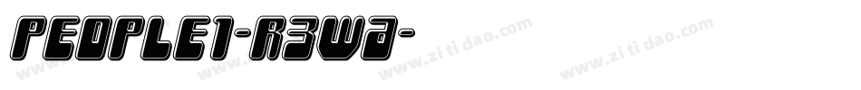 People1-r3WA字体转换