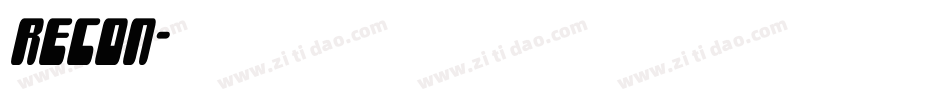 Recon字体转换