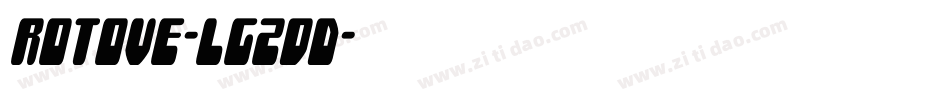 Rotove-lgZdD字体转换