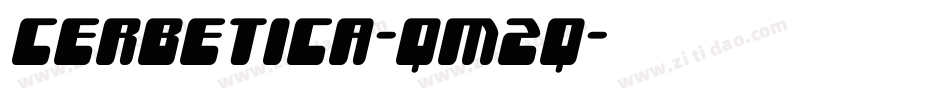 Cerbetica-qM2q字体转换
