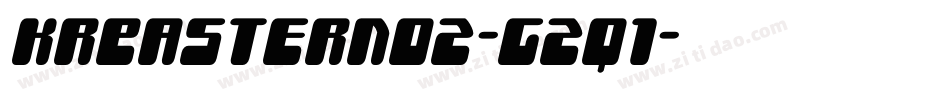 KrEasterNo2-g2q1字体转换