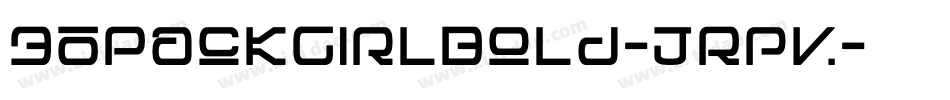 30PackGirlBold-jRpv字体转换