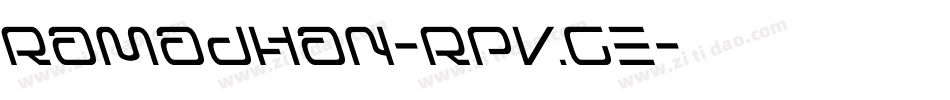 Ramadhan-RpvGe字体转换