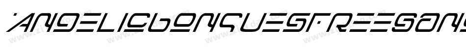 AngelicbonquesfreeSans-rgxVA字体转换